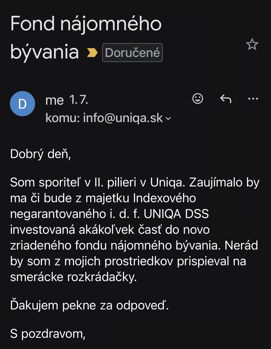 spac_spaceman's tweet photo. @JurajKarpis Písal som do mojej DSS, zatiaľ bez odozvy. https://t.co/dCpKLqqqXw