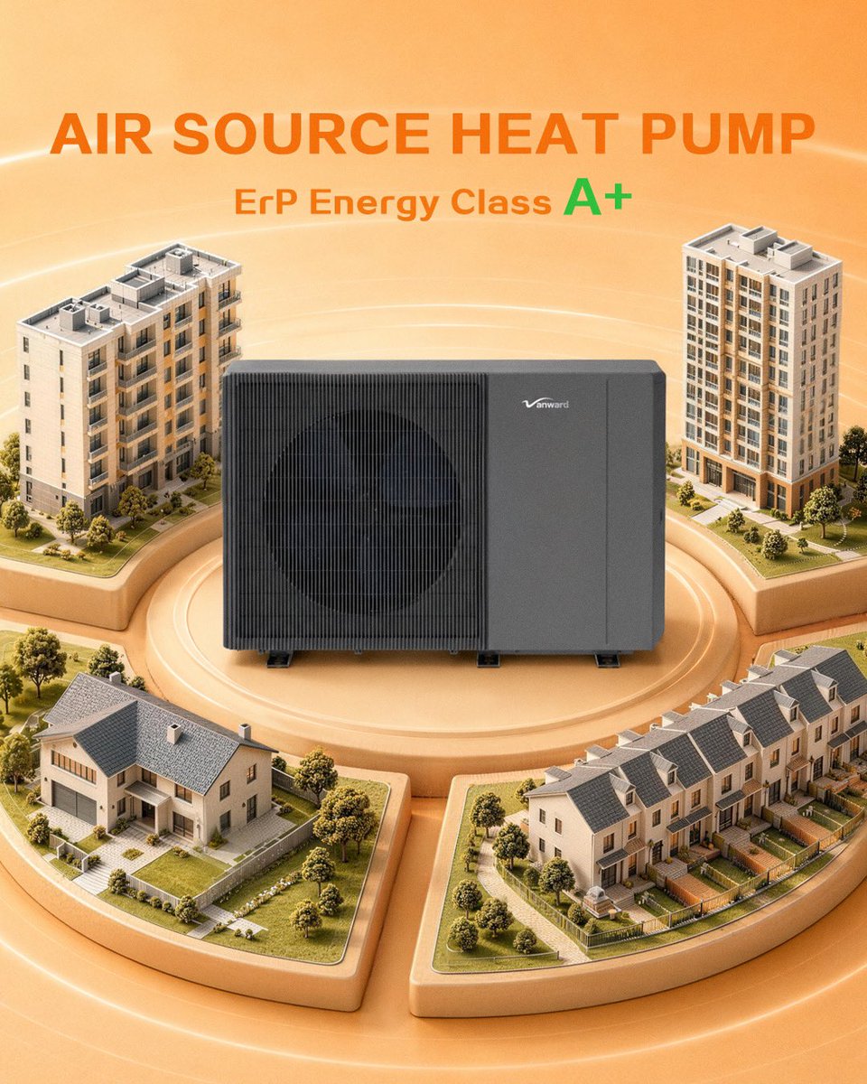 VanwardElectric's tweet photo. Vanward Air Source Heat Pump

Designed for detached houses, townhouses, and apartment buildings.

Enjoy year-round indoor comfort with a customized solution tailored to your home. Contact us today to get your personalized system recommendation.

#vanward #airsourceheatpump https://t.co/ki0J9nU2pm