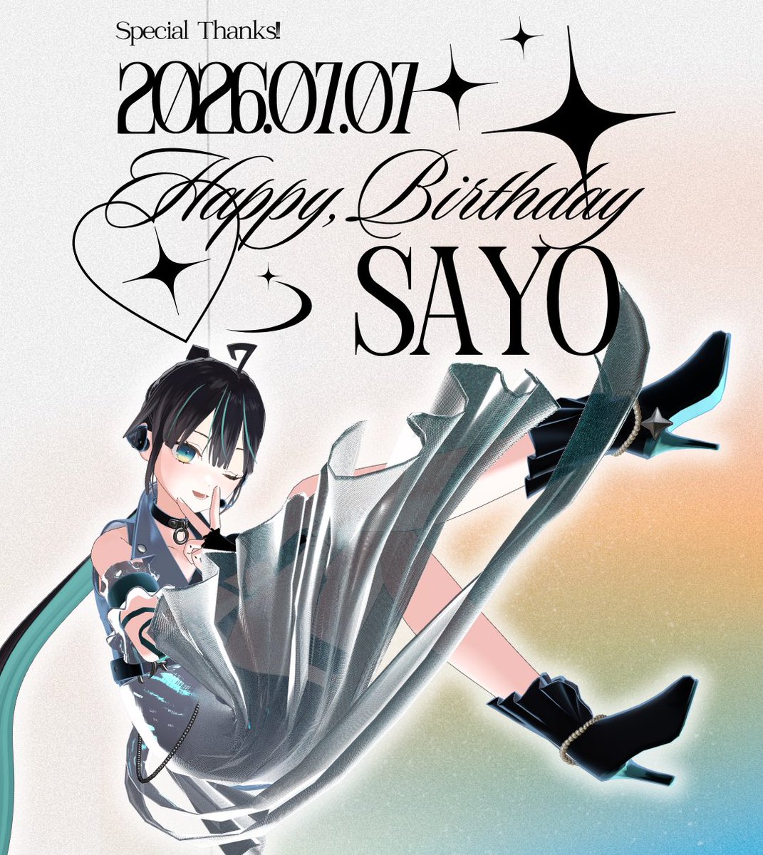 nanasayo09's tweet photo. ⟡.· 𝐇𝐀𝐏𝐏𝐘 𝐁𝐈𝐑𝐓𝐇𝐃𝐀𝐘 𝐓𝐎 𝐌𝐄 .·⟡

本日、またひとつ歳を重ねました🎋✨

こうして今年も誕生日を迎えられたのは、
いつも応援してくれるみんなのおかげです。

歌を届ける場所があって、
一緒に笑ってくれる人がいて、
支えてくれる仲間がいて。

本当にありがとう。

これからも「あなたの夜に寄り添い、明日を届ける」を胸に、
もっとたくさんの音楽と景色を届けていきます。

新しい一年も七篠さよをよろしくお願いします！⟡.·

さて！明日は重大発表があります✨️
今年はいつもと違ったお祭りを
お楽しみにくださいっ!!

#七篠さよ生誕祭