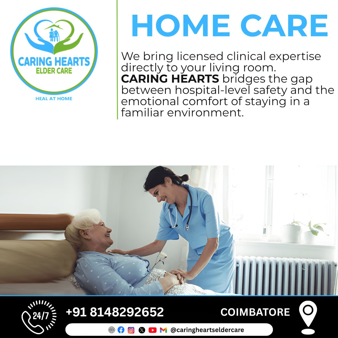 caringheartsEC's tweet photo. Home Care in Coimbatore 

#Caringheartseldercare #Eldercare #Nursingcare #Careathome #Care #Homenursing https://t.co/TbRgqmZDZi