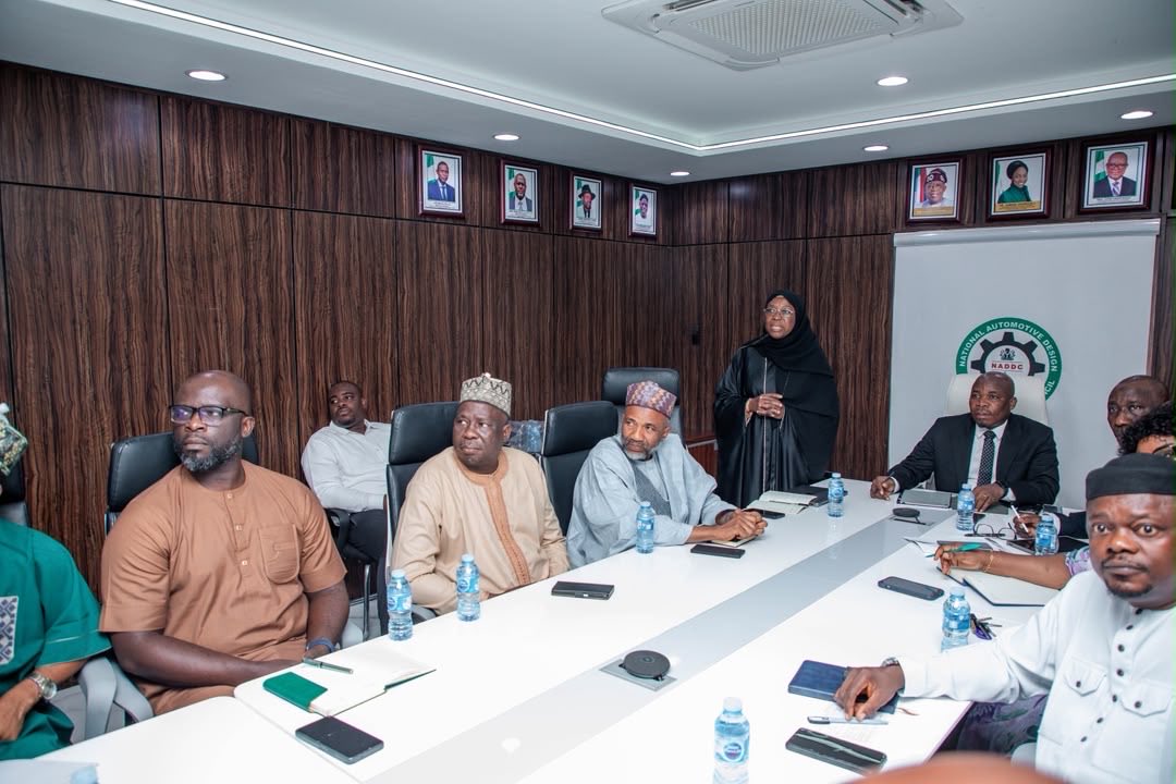 NADDCouncil's tweet photo. NADDC Receives Bayero University on Courtesy Visit, Strengthens Partnership on EV and CNG Technology

On Monday, 6th July 2026, the National Automotive Design and Development Council (NADDC) received a high- level delegation from Bayero University, Kano (BUK), led by the Deputy Vice-Chancellor (Research and Development),  at the Council's Headquarters in Abuja. The visit focused on strengthening collaboration between both institutions through the effective utilization of the NADDC Electric Vehicle (EV) Charging Station and Compressed Natural Gas (CNG) Conversion Centre established at the University.

Professor Amina expressed the University's appreciation to NADDC for selecting Bayero University as one of the beneficiaries of the intervention. She noted that the Department of Mechanical Engineering and the Automotive Engineering Programme provide the ideal environment for the project, adding that the centre will significantly enhance teaching, research, innovation, and practical learning.

She stated that Bayero University is determined to become one of Nigeria's leading universities and that strategic partnerships with institutions like NADDC, supported by modern facilities and active student engagement, will accelerate the achievement of that vision.

To improve the impact and sustainability of the project, Professor Amina requested that NADDC upgrade the EV Charging Station to accommodate electric cars, tricycles, and motorcycles, noting that electric and CNG-powered vehicles are becoming an integral part of Nigeria's transportation system. She also advocated for the establishment of a standard automobile maintenance workshop at the centre.

According to her, the University is committed to moving beyond classroom-based learning by equipping students with hands-on experience, innovation, and entrepreneurial skills that will improve their employability and prepare them for the future of electric mobility.

In his remarks, the Director-General of the National Automotive Design and Development Council (NADDC), , expressed his appreciation to the management of Bayero University for the courtesy visit and their commitment to strengthening collaboration with the Council. He described the partnership as a strategic step toward advancing automotive technology, research, innovation, and human capacity development in Nigeria.

The meeting concluded with both institutions reaffirming their commitment to promoting skills development, practical engineering education, research, and innovation while supporting Nigeria's transition to cleaner transportation through electric vehicle and CNG technologies.

#Naddc
#CapacityBuilding
#Autopolicy