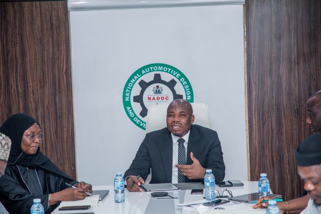 NADDCouncil's tweet photo. NADDC Receives Bayero University on Courtesy Visit, Strengthens Partnership on EV and CNG Technology

On Monday, 6th July 2026, the National Automotive Design and Development Council (NADDC) received a high- level delegation from Bayero University, Kano (BUK), led by the Deputy Vice-Chancellor (Research and Development),  at the Council's Headquarters in Abuja. The visit focused on strengthening collaboration between both institutions through the effective utilization of the NADDC Electric Vehicle (EV) Charging Station and Compressed Natural Gas (CNG) Conversion Centre established at the University.

Professor Amina expressed the University's appreciation to NADDC for selecting Bayero University as one of the beneficiaries of the intervention. She noted that the Department of Mechanical Engineering and the Automotive Engineering Programme provide the ideal environment for the project, adding that the centre will significantly enhance teaching, research, innovation, and practical learning.

She stated that Bayero University is determined to become one of Nigeria's leading universities and that strategic partnerships with institutions like NADDC, supported by modern facilities and active student engagement, will accelerate the achievement of that vision.

To improve the impact and sustainability of the project, Professor Amina requested that NADDC upgrade the EV Charging Station to accommodate electric cars, tricycles, and motorcycles, noting that electric and CNG-powered vehicles are becoming an integral part of Nigeria's transportation system. She also advocated for the establishment of a standard automobile maintenance workshop at the centre.

According to her, the University is committed to moving beyond classroom-based learning by equipping students with hands-on experience, innovation, and entrepreneurial skills that will improve their employability and prepare them for the future of electric mobility.

In his remarks, the Director-General of the National Automotive Design and Development Council (NADDC), , expressed his appreciation to the management of Bayero University for the courtesy visit and their commitment to strengthening collaboration with the Council. He described the partnership as a strategic step toward advancing automotive technology, research, innovation, and human capacity development in Nigeria.

The meeting concluded with both institutions reaffirming their commitment to promoting skills development, practical engineering education, research, and innovation while supporting Nigeria's transition to cleaner transportation through electric vehicle and CNG technologies.

#Naddc
#CapacityBuilding
#Autopolicy