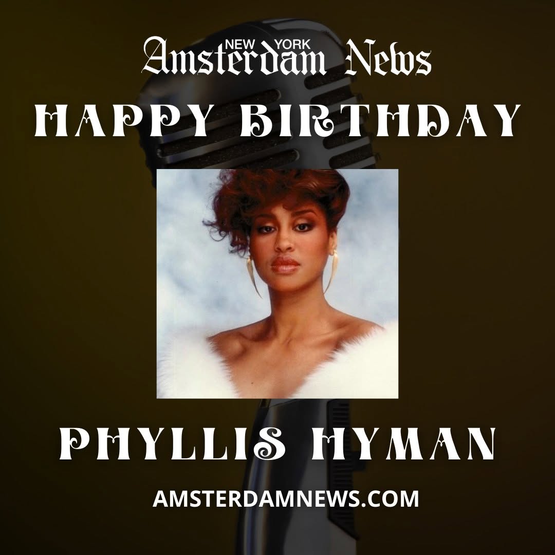 NYAmNews's tweet photo. Today we honor singer, songwriter, and actress Phyllis Hyman on her birthday! https://t.co/pm4oiz2Rhf