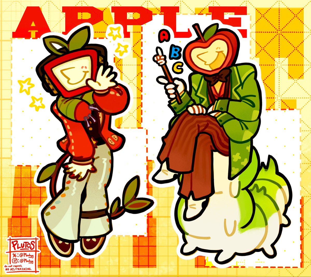 pluubyy's tweet photo. Apple TVs! 
(artfight attack!)
#deltarunefanart #tenna 
#artfight2026 https://t.co/b7e6WbljWw