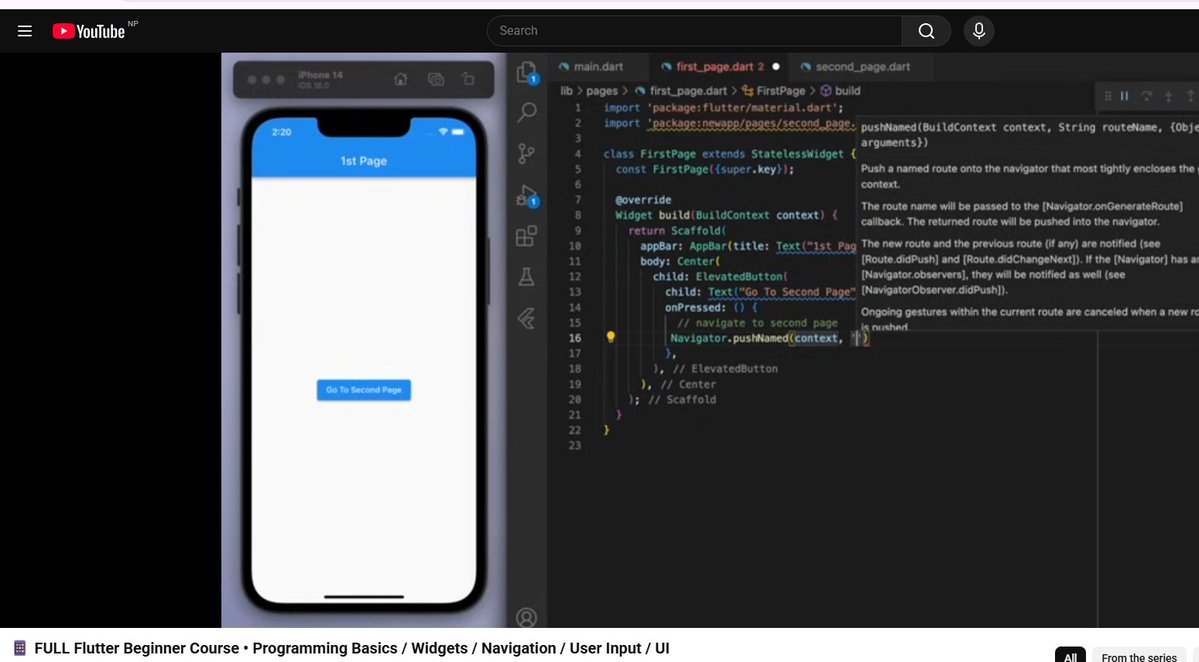 Shristidha's tweet photo. #LSPPDay36
Today, I explored Flutter Navigation and learned how apps connect different screens together.
@lftechnology 
#60DaysOfLearning2026 #LearningWithLeapfrog https://t.co/PC4EKOexkm