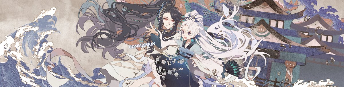 ccl_work's tweet photo. want to try making an extra-wide horizontal illustration, maybe with subtle ukiyo-e stylings ^^
#commission https://t.co/Xr83RRa3Mb