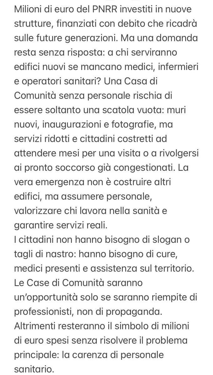 matteopaolober1's tweet photo. 102 Case di Comunità in Veneto. Ma dov’è il personale? https://t.co/4JglOLwJc3