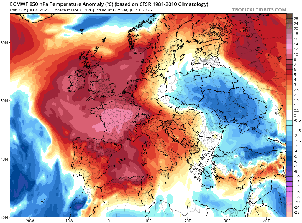 schmitt_dawson's tweet photo. French #corn conditions plunged a week ago due to extreme heat and dry spells. Ratings deteriorated to a 13-year low, according to the country's agriculture ministry. Above-normal temperatures are expected to continue this week. https://t.co/sYenC3F2A7
