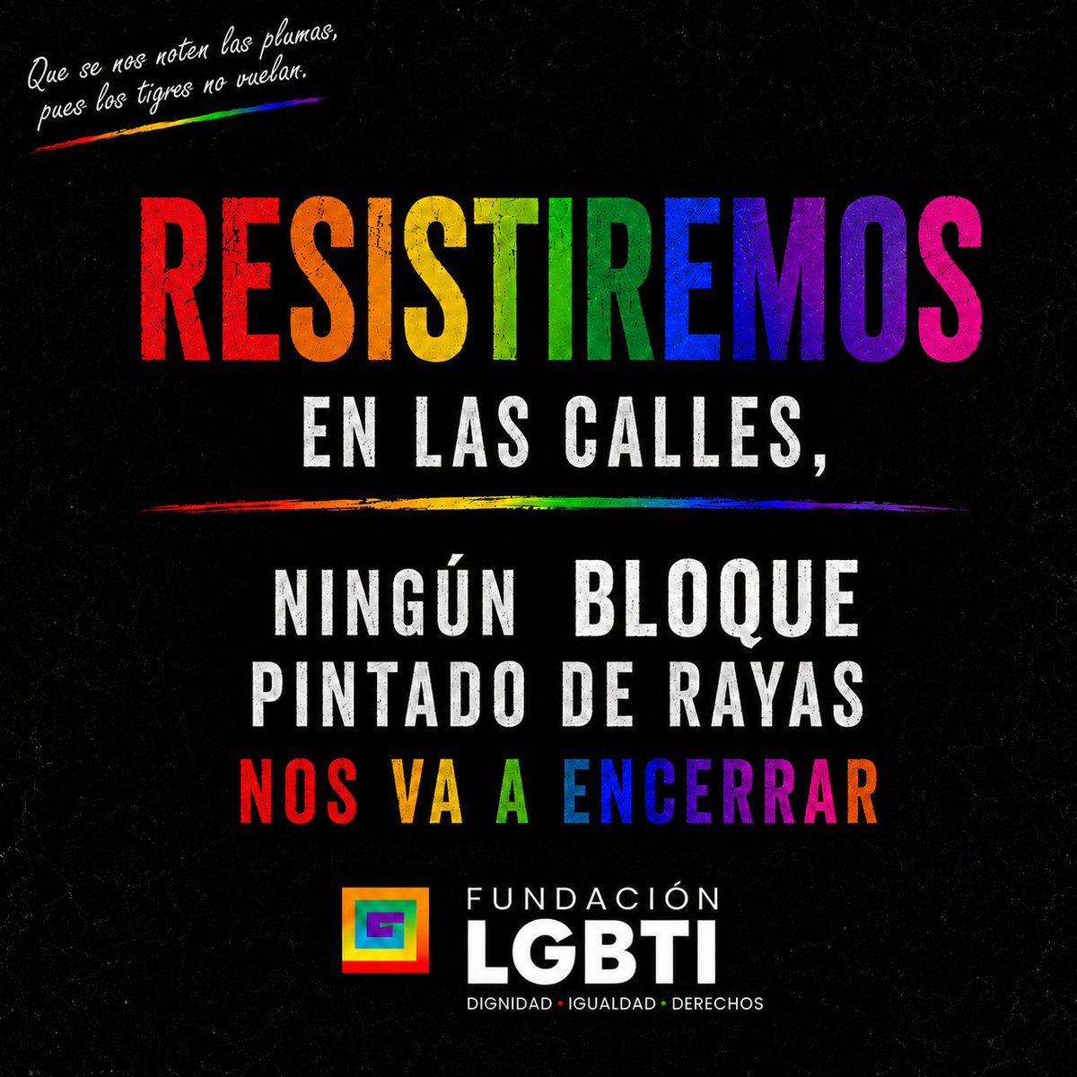fundacionlgbti's tweet photo. #Colombia� no necesita bloques de seguridad urbana  como propone @ABDELAESPRIELLA . 
Necesitamos instituciones que respeten la Constitución y los derechos humanos.
La libertad se defiende con democracia, no con miedo.
#EstadoDeDerecho #Bogota #medellin #cali #DerechosHumanos https://t.co/zVQ58pFWcl