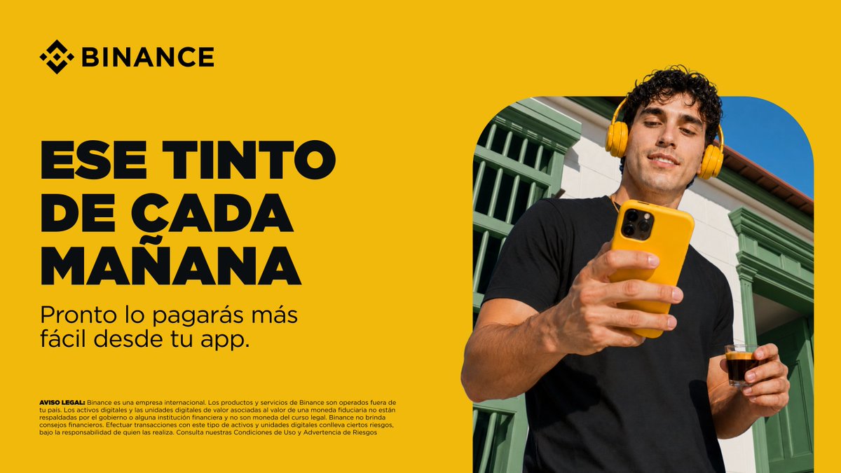 BinanceLATAM's tweet photo. Ese tinto de cada mañana... pronto lo pagarás distinto 👀 https://t.co/YaYjAHbB3q