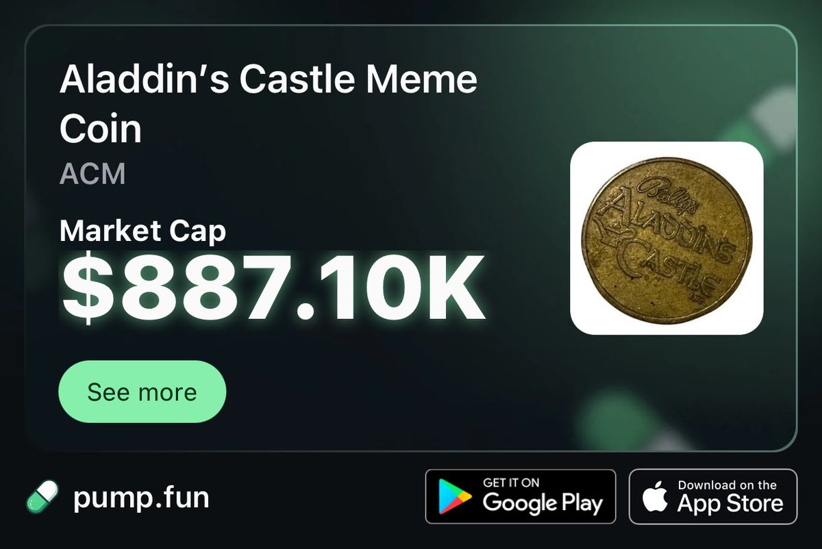 Aladdin’s Castle tweet media