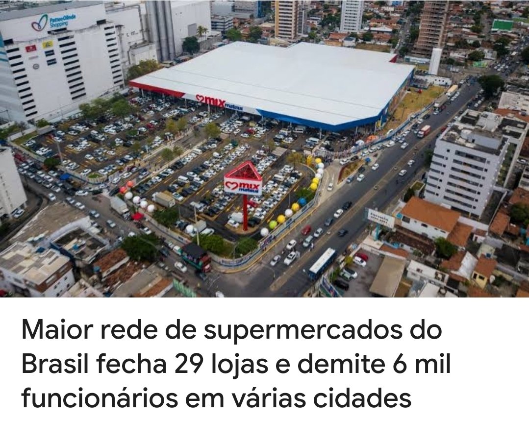 diegomuguetrj's tweet photo. O cenário é devastador: o Grupo Mateus, uma das maiores potências do varejo nacional, foi obrigado a fechar 29 lojas e demitir mais de 6 mil funcionários para ajustar as contas diante da atual realidade econômica.

​A resposta imediata do sistema? Uma autuação brutal de R$ 1,28 bilhão aplicada pela Receita Federal contra a empresa.

​O leão de Brasília não quer saber se há milhares de pais e mães de família perdendo o sustento nas ruas. O único foco é sufocar o setor produtivo até a última gota para bancar a gastança desenfreada e o luxo da companheirada. Destroem quem gera emprego e depois tentam culpar o empresário. Inacreditável!
