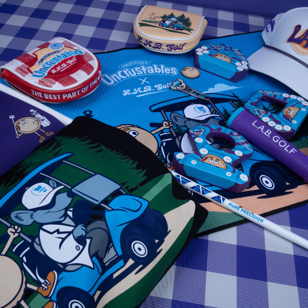 labgolfputters's tweet photo. The full spread. Tomorrow it’s yours.
L.A.B. Golf x Uncrustables. 7/7. https://t.co/3DTf3QrKoN
