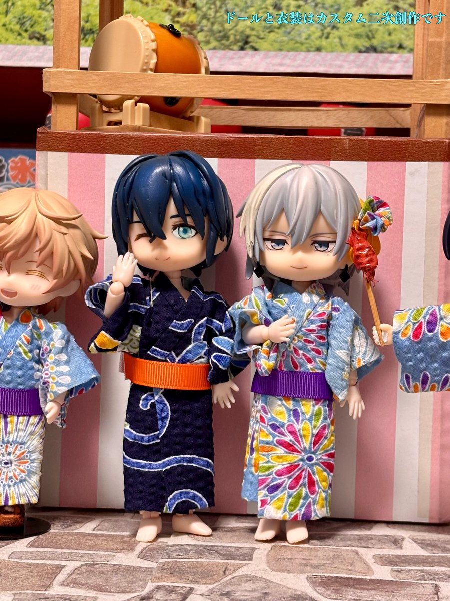 7月のドール服WSは浴衣を習いました！👘 某教科書でたくさん挫折した