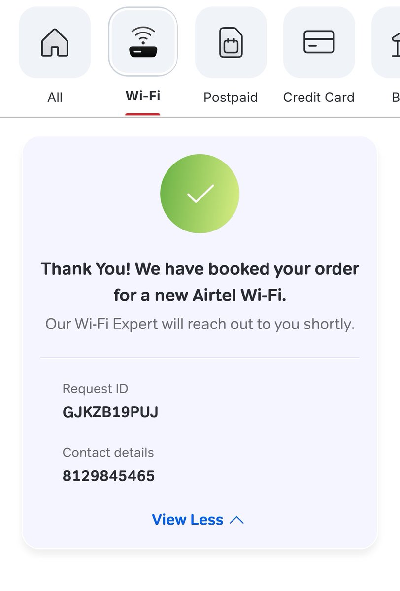 Rahullalcs's tweet photo. > Dear @Airtel_Presence, I booked a new Airtel Xstream Fiber connection  but your local team said I'm not eligible due to no network support. My family has been a loyal Airtel customer for over 20 years. Kindly re-evaluate the feasibility and help us get the connection. #Airtel https://t.co/vFmMvT6SQb