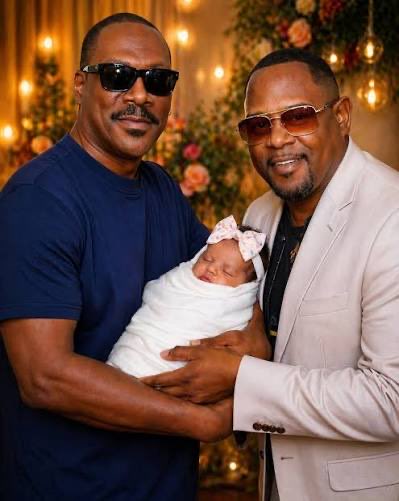 miles_commodore's tweet photo. Eddie Murphy’s son and Martin Lawrence’s daughter are married and gave these guys their beautiful granddaughter. https://t.co/Q91vEGkrsU