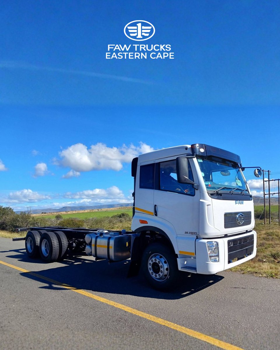FawCape's tweet photo. Another FAW on its way! 🚛

This FAW J5N 28.290 FL 13.5 Ton Chassis Cab is heading out to be fitted with a game body for one of our valued customers.

Looking for a truck solution tailored to your business? 
Contact Gary Hutton on 

📞 060 500 7095
📧 gary@fawtrucks.co.za. https://t.co/7dbiIHxqLF