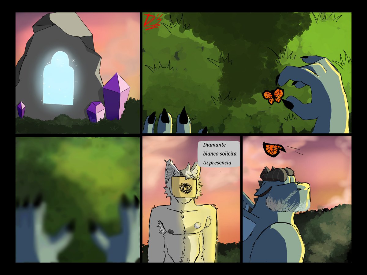 Mich_Ds2687's tweet photo. Lo voy a subir aquí porque se me olvidó que tengo X, así que bueno
Igualmente ds como un una historia nadota que ver con la original pero ya qué. 
(pt 1/2)
#furry #stevenuniverse https://t.co/q496KjueMp