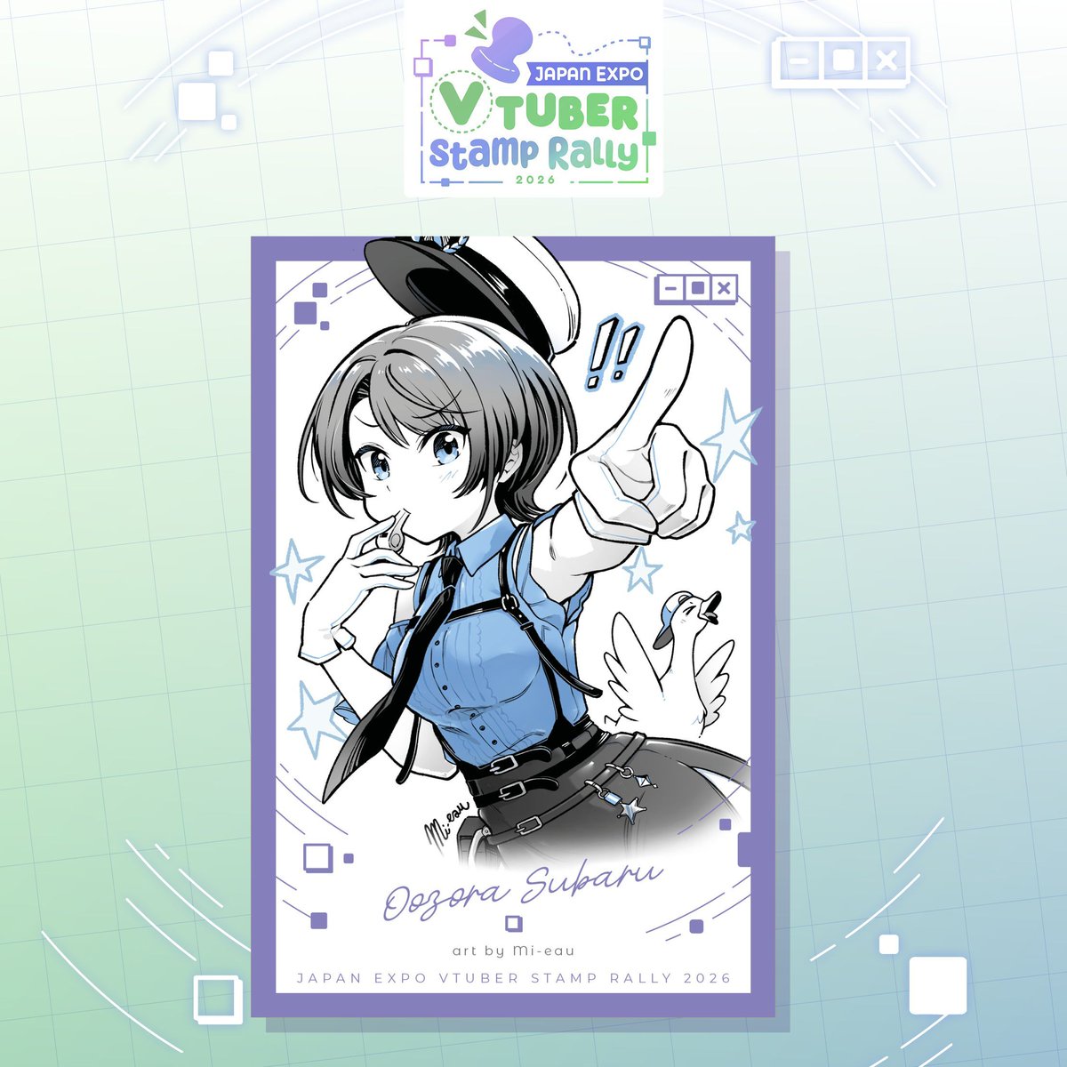 Reward Reveal] 🐾 Here's the exclusive card illustration made by