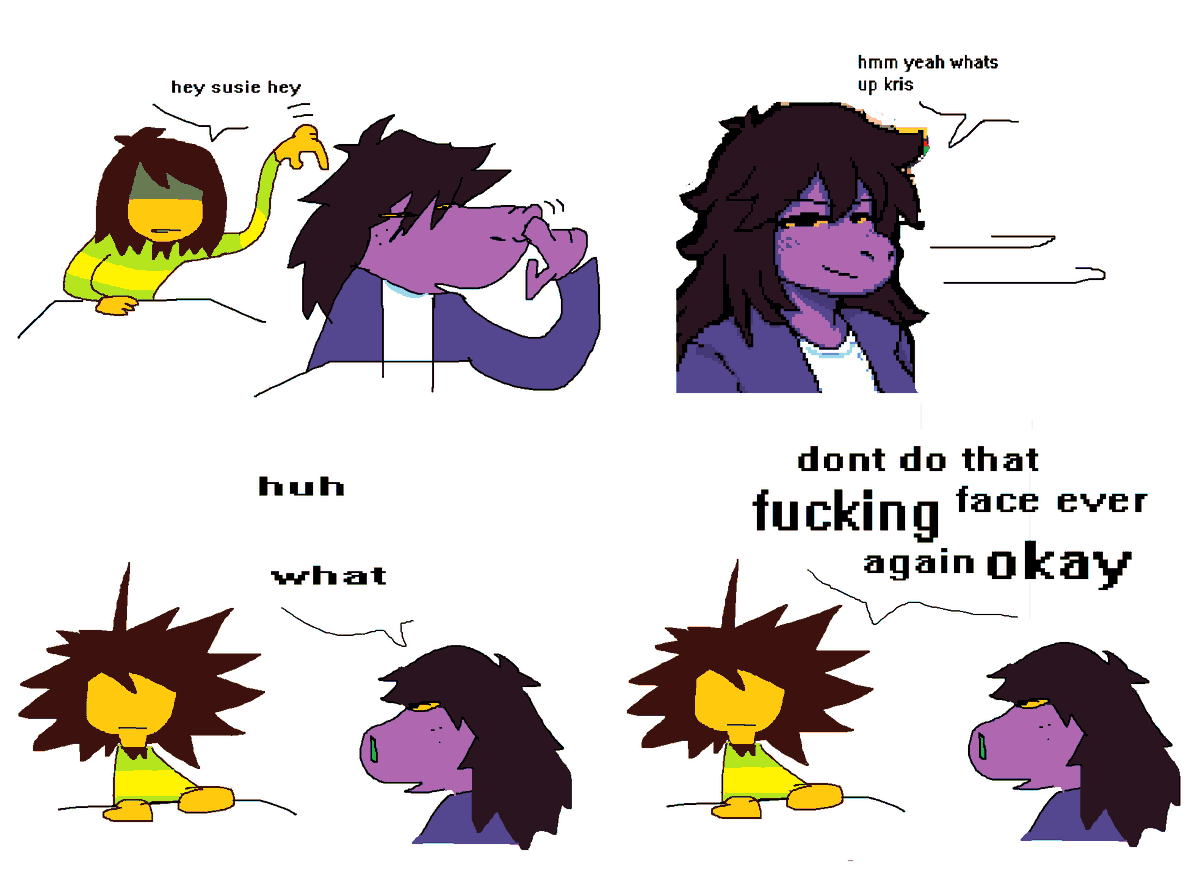 elbio_laculos33's tweet photo. yo can i joke about it #DELTARUNE #deltarunefanart ig its #krusie too https://t.co/8PDqJOk8Gp