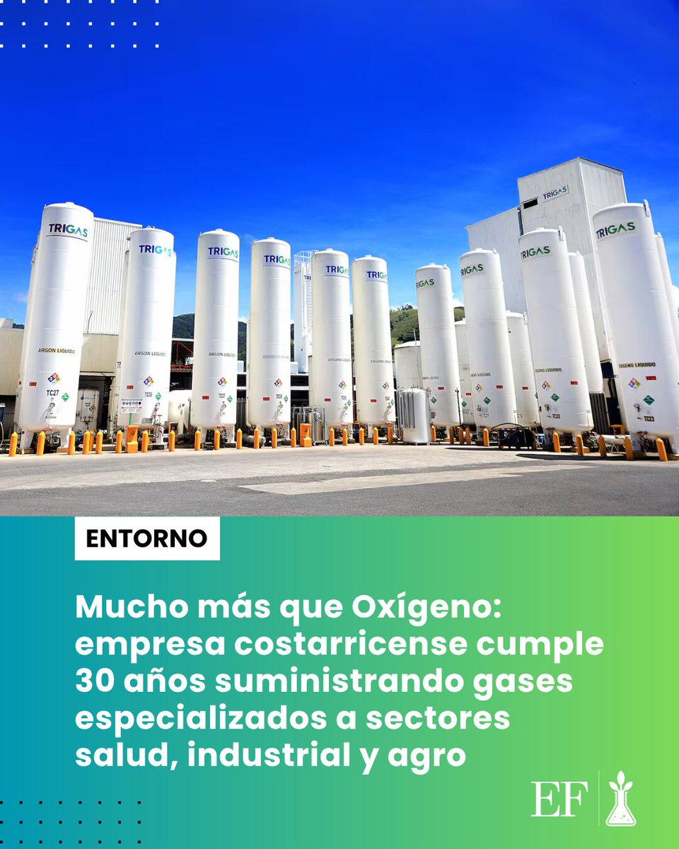 elfinancierocr's tweet photo. #LabDeIdeas I Trigas Costa Rica cumplió 30 años de operación este 2026: conversamos con sus líderes sobre la transformación del sector, clave para servicios industriales y médicos.
👉 https://t.co/5F0Z8Y5Yy9 https://t.co/QfsbvM2KT6