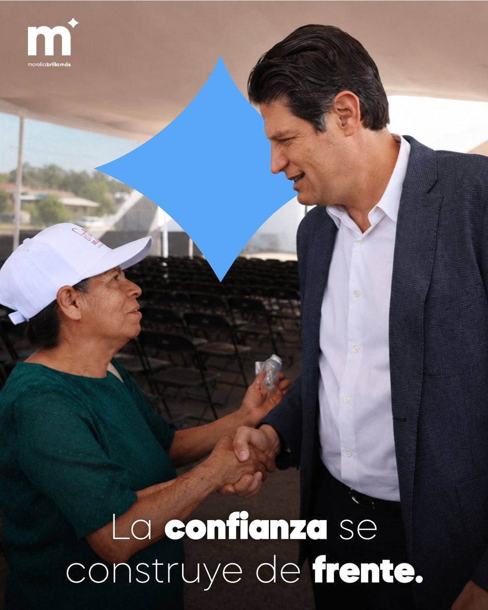 AlfonsoMtz_Mx's tweet photo. ✨ La confianza se construye con hechos.
#MoreliaBrillaMás ✨ https://t.co/n7bqT8IVNK