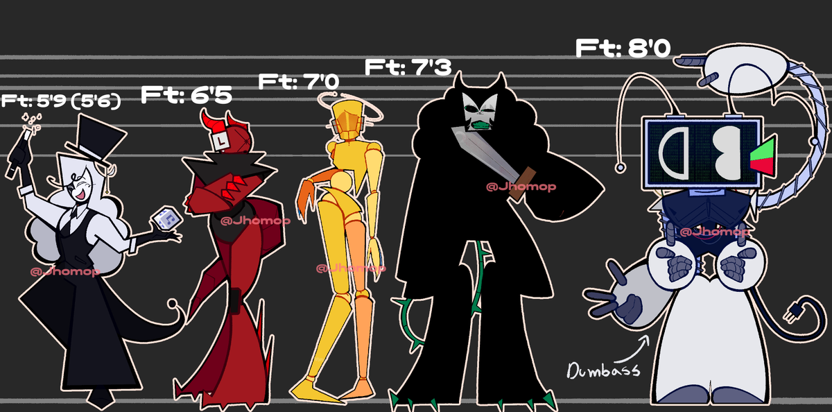 jhomop's tweet photo. here's the actual height chart for my au
If anyone is mayhaps interested in it you can check my tumblr..
Talking bout anything on twitter makes me feel embarrassed lowk
#dieofdeathkilldroid #dieofdeathharken #dieofdeathbadware #dieofdeath #dieofdeathpursuer #dieofdeathartful https://t.co/nmSEDfiN1s