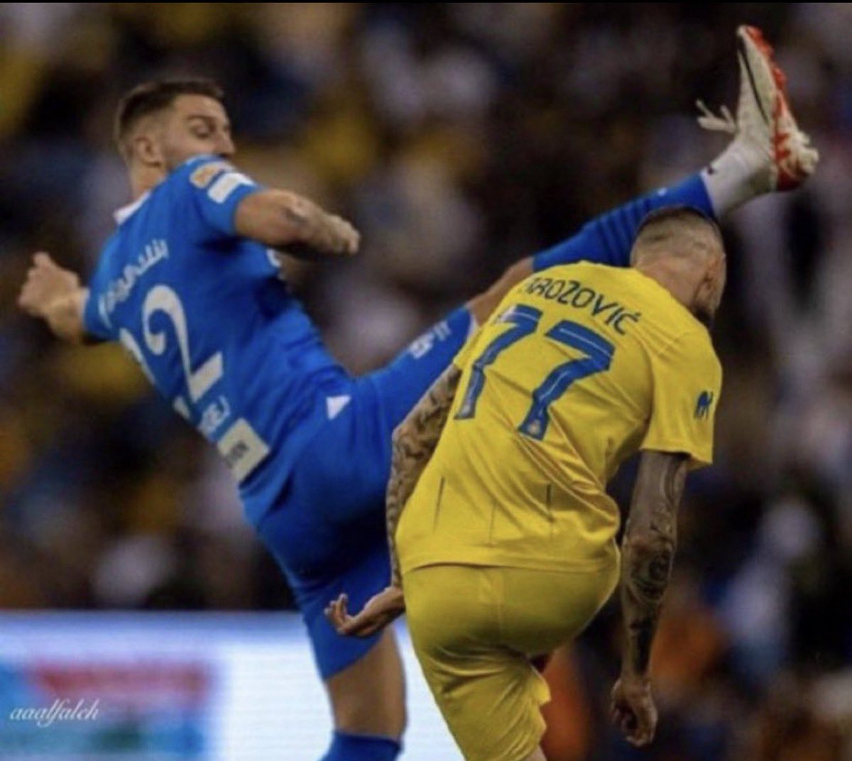 jh_8r's tweet photo. @AlNassrFC في إيطاليا 🇮🇹 او السعودية 🇸🇦 
المركوب دائمًا واحد … يمكنك الهروب الان
تشاو بروزوفيتش 💙 https://t.co/c07C9qVaSu