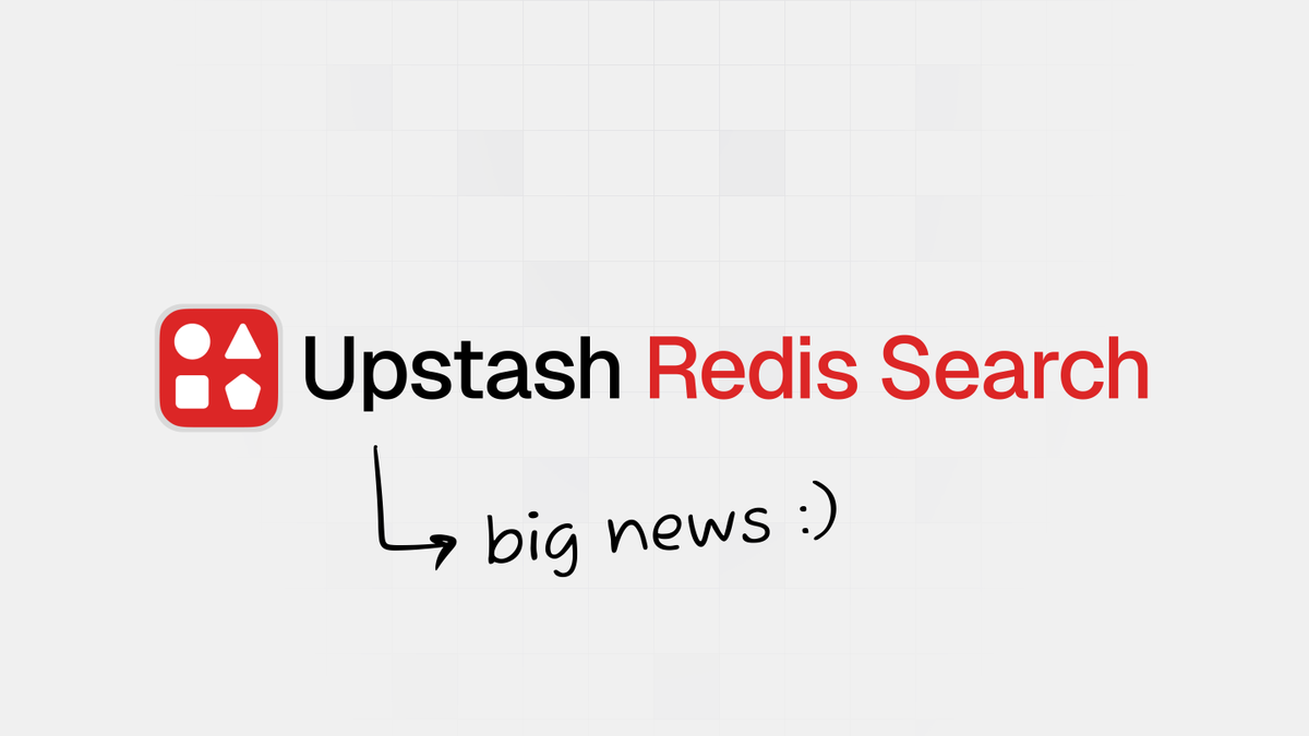 Upstash tweet media