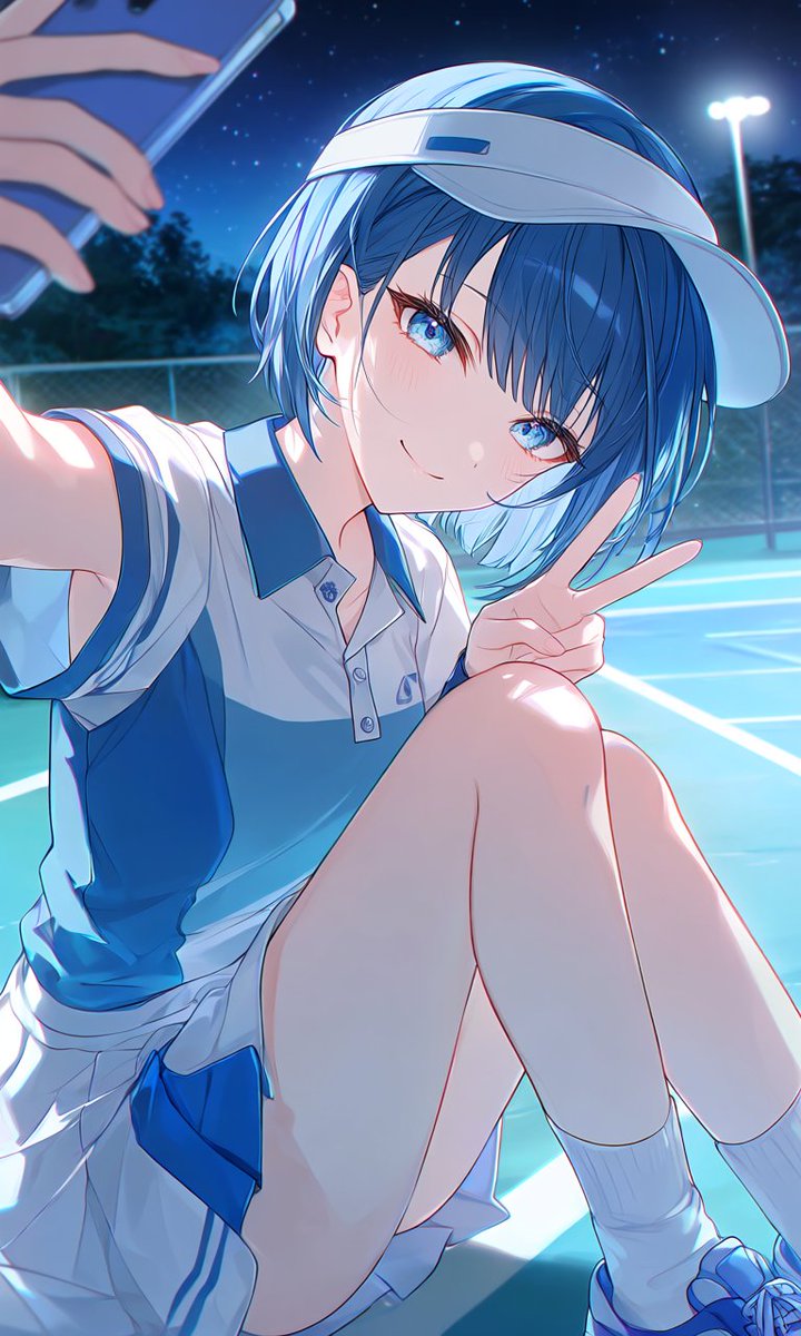 桐谷遥 SP 桐谷遥｜Haruka Kiritani No.7 【テニスウェア】 SFW illustration