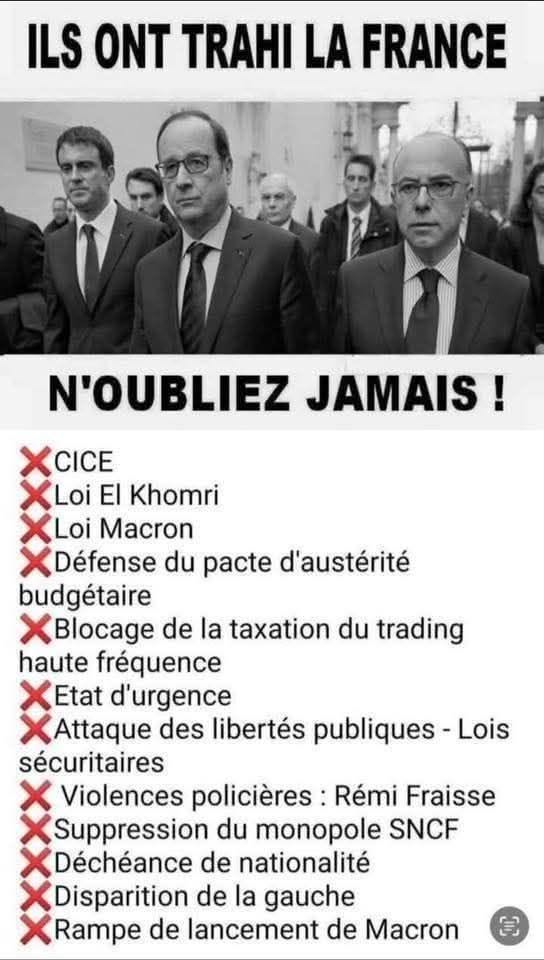 libertaire10's tweet photo. Le bilan des "socialistes". https://t.co/dGjjr9MOLb