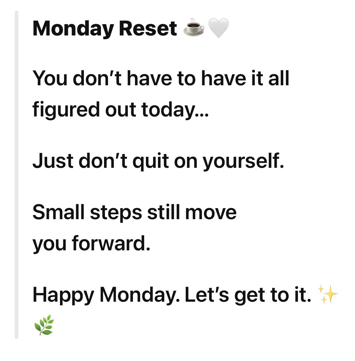 getpaidwdraya's tweet photo. New Week. Fresh Mindset.
One step at a time. 💚
#MondayMotivation #MorningReflection #NewWeek #GrowthJourney #TheDrayShow https://t.co/KgyVOToB5h
