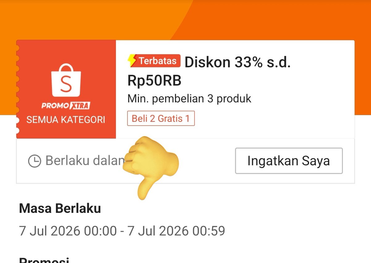 kimmyexp's tweet photo. DISKON 33% 50RB ⏱️00:00
(kalau mau max beli 150RB diskon 50RB)

📍minbel 3 produk (perproduk minbel 20RB)
📍ALL PRODUK BERTANDA XTRA
(kecuali minyak dll)

muncul vocnya di sini nanti👇🏻
https://t.co/Vjxb9IQkib
(war + berlaku cuma 59menit‼️)

rekomendasi ambil min.3pcs+ :

susu ultramilk UHT 1L
https://t.co/xT5S3GDI69

mama lime
https://t.co/ifRuRuryFF

‼️yg khusus shopeeVIP ga rebutan jam 12 siang ✅