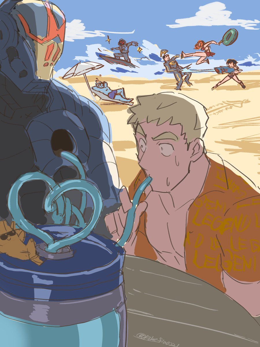 Pokefia0221's tweet photo. 夏ですね
#fortnitefanart https://t.co/hN8EwtYt0O