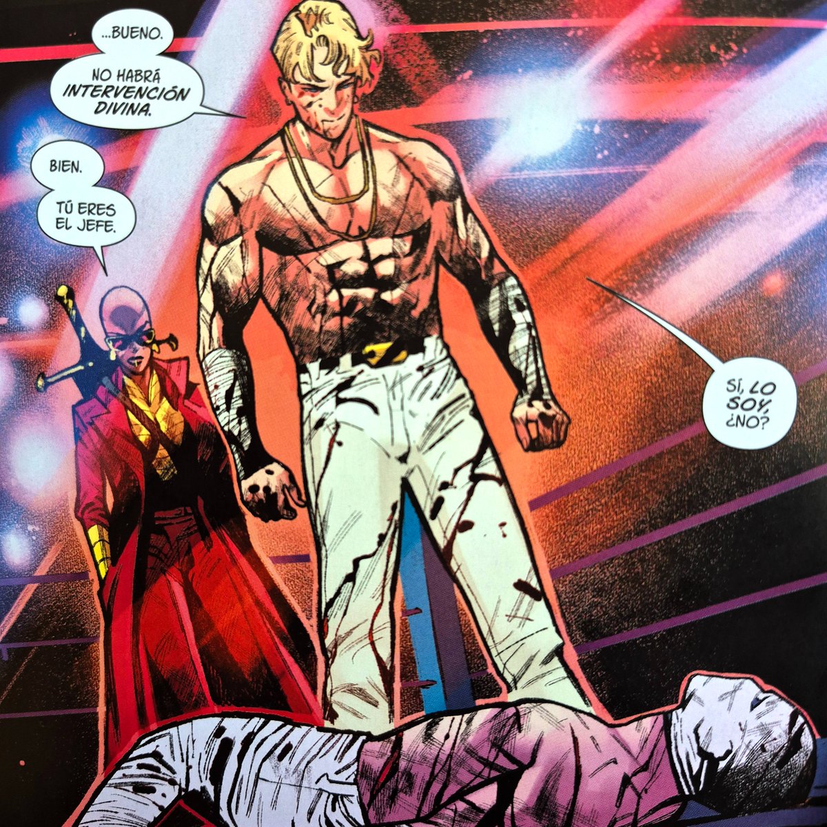 PaniniComicsEsp's tweet photo. 🎱CABALLERO LUNA: PUÑO DE KHONSHU 2
#18del6

El Caballero Luna ha fracasado. Marc Spector se enfrenta a su dios Khonshu, un dios más conocido por otorgar la venganza que el perdón. La paciencia de Khonshu se está agotando mientras la espada de Carver, la mano derecha de Achilles Fairchild, anhela venganza...

Incluye Moon Knight: Fist of Khonshu #6-10 USA, por Jed MacKay @jedmackay, Domenico Carbone @DComicart, Devmalya Pramanik @TheWarblazer y Rachelle Rosenberg @rachellecheri.

+info: https://t.co/x9PqGGxK01

#PaniniMarvel #CaballeroLuna #MarcSpector #Khonshu #locura #Bola8