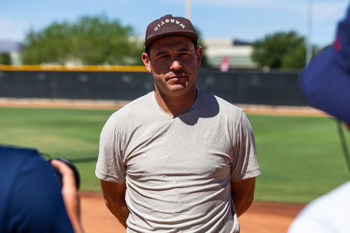 USABaseball's tweet photo. 13 years in the big leagues prepared Ian Kinsler for plenty of baseball moments. None have been more rewarding than watching them unfold through his son.

"We’re just trying to keep him having as much fun as possible."

Story ⤵️ https://t.co/gpgXVwdMCn