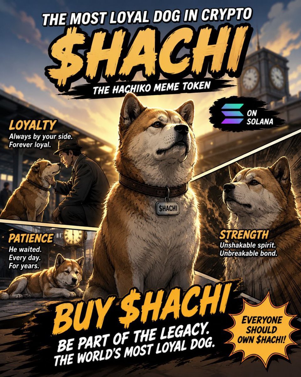 OelingerCrypto's tweet photo. @S0Lmay0r The one nobody takes seriously...

until it's too late.

Hachiko solana:x95HN3DWvbfCBtTjGm587z8suK3ec6cwQwgZNLbWKyp https://t.co/TqTBj3woHJ