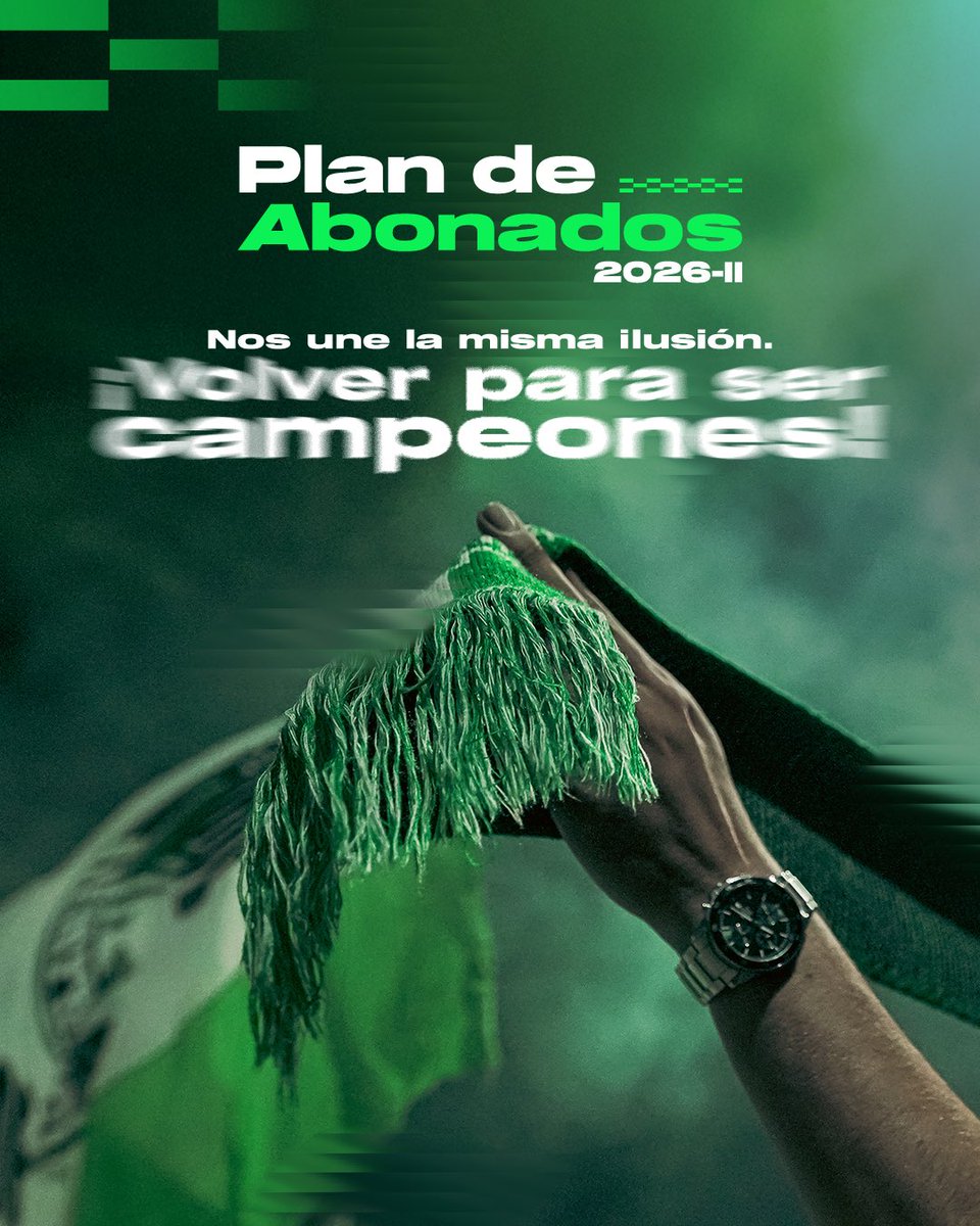 nacionaloficial's tweet photo. Nos une la misma ilusión: volver para ser campeones.

Presentamos el Plan de Abonados 2026-II, una nueva oportunidad para vivir cada partido desde la tribuna, acompañando al equipo en el camino hacia nuestros objetivos.

La recarga para abonados antiguos y la venta para nuevos abonados ya tienen fechas definidas. Consulta toda la información, conoce las tarifas y asegura tu lugar en el Atanasio.

Nos vemos en casa.