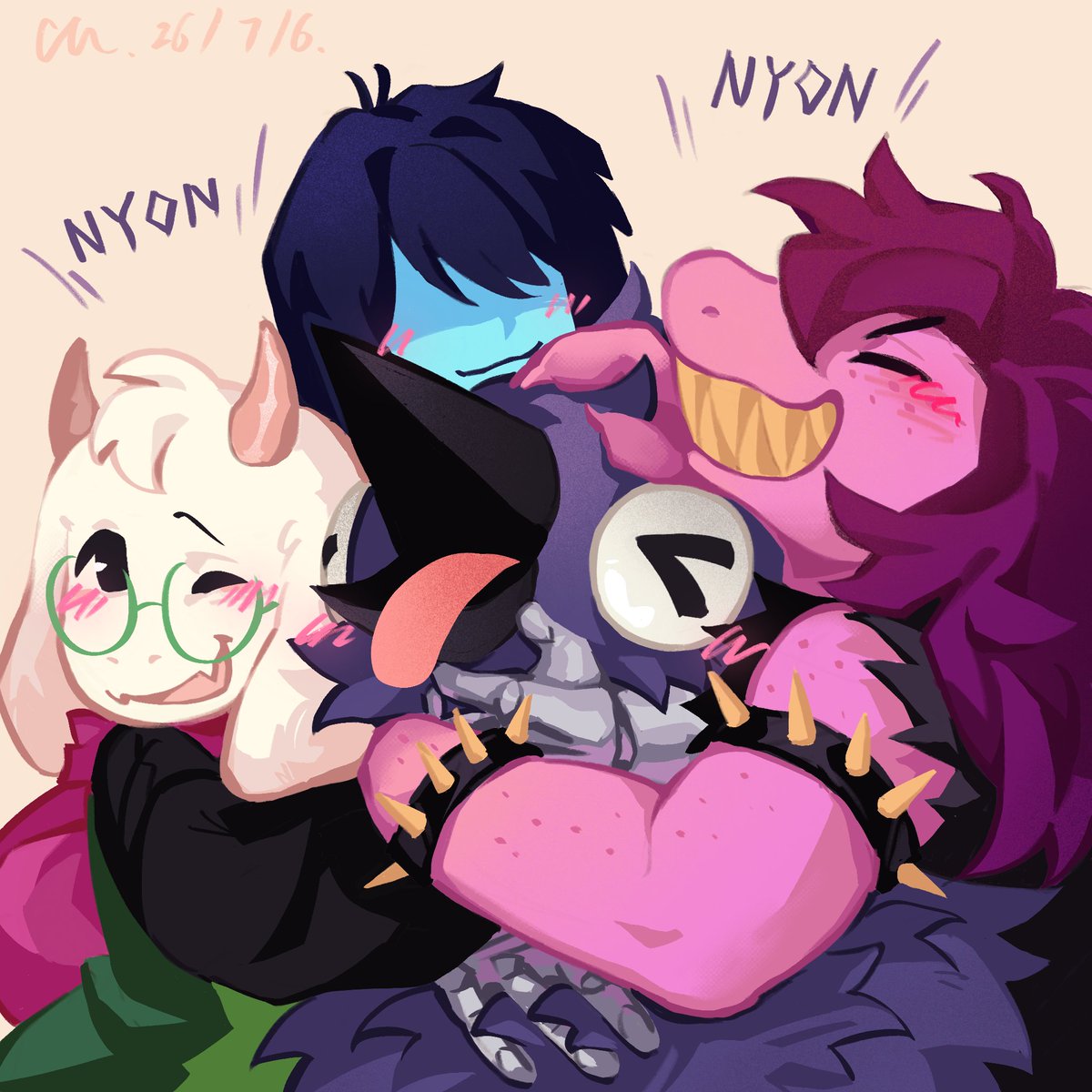 CAIMEOW173607's tweet photo. Nyon~Nyon~Nyon~Nyon~Nyon~Nyon~Nyon~Nyon~Nyon~Nyon~
#deltarune https://t.co/QK94aKrvfG