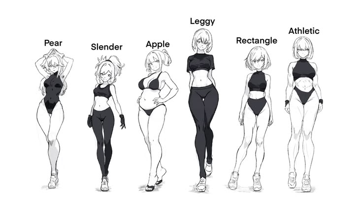 LimboSketch's tweet photo. Which body type is your OC's? https://t.co/8nQ1A78Bve