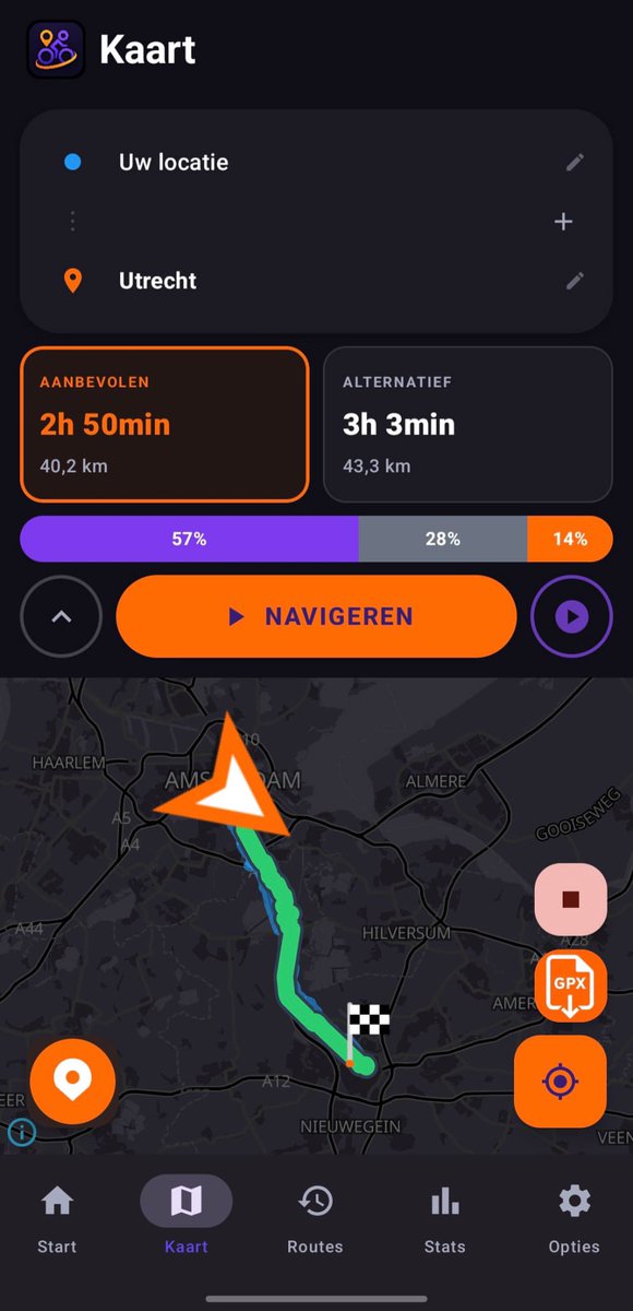 FreeBikeGPS's tweet photo. @npmvanadrichem Bedankt voor de tips, de wijzigingen gaan binnenkort live 💪 https://t.co/YHaXKk4m0L