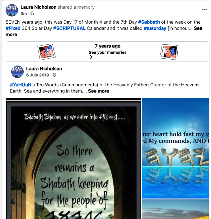 ThundersSeven's tweet photo. @MrMrsTrumpet Happy #Sabbath Day - the fixed Scriptural Calendar is perfect and all of #YaHUaH's #fixed Appointed Times are indeed fixed - that includes the 7th Day
Blessed & dearly loved are those who keep & do #TheCommandments good for a 1000 generations https://t.co/CHDqLphL5i