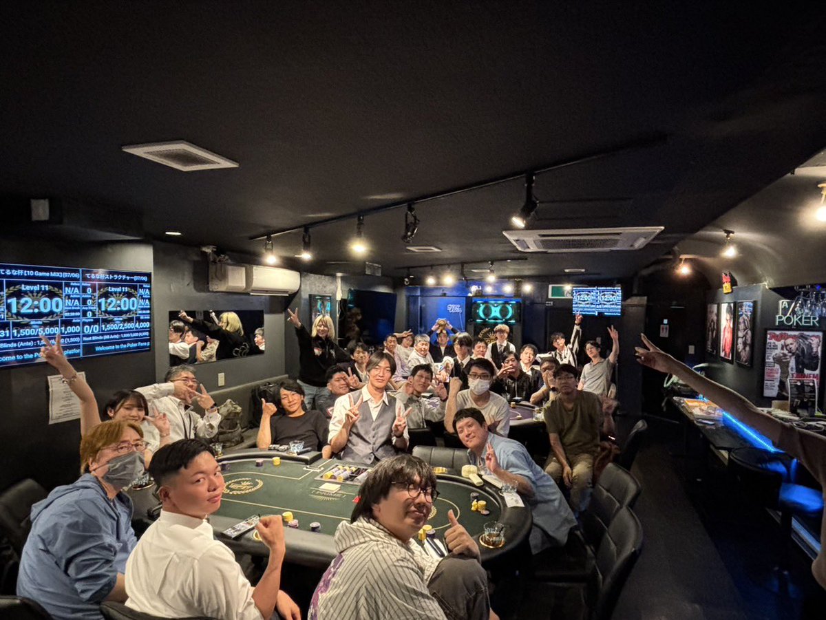GPT_PRIME's tweet photo. 🃏【てるな杯 10 Game MIX】 🃏31E

🥇Wacky Races 様
🥈kei 様
🥉Shinya 様
4th とっぴー 様

雨にもかかわらずたくさんのエントリーありがとうございました‼️
本日も大盛り上がりでした🌟
次回の開催が決定したらお知らせします✅ https://t.co/d3NCaFcTHk