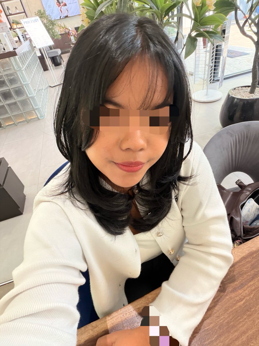 lenblueice's tweet photo. jadii gumush sekaliii rambut baruu https://t.co/pYGECDGccI
