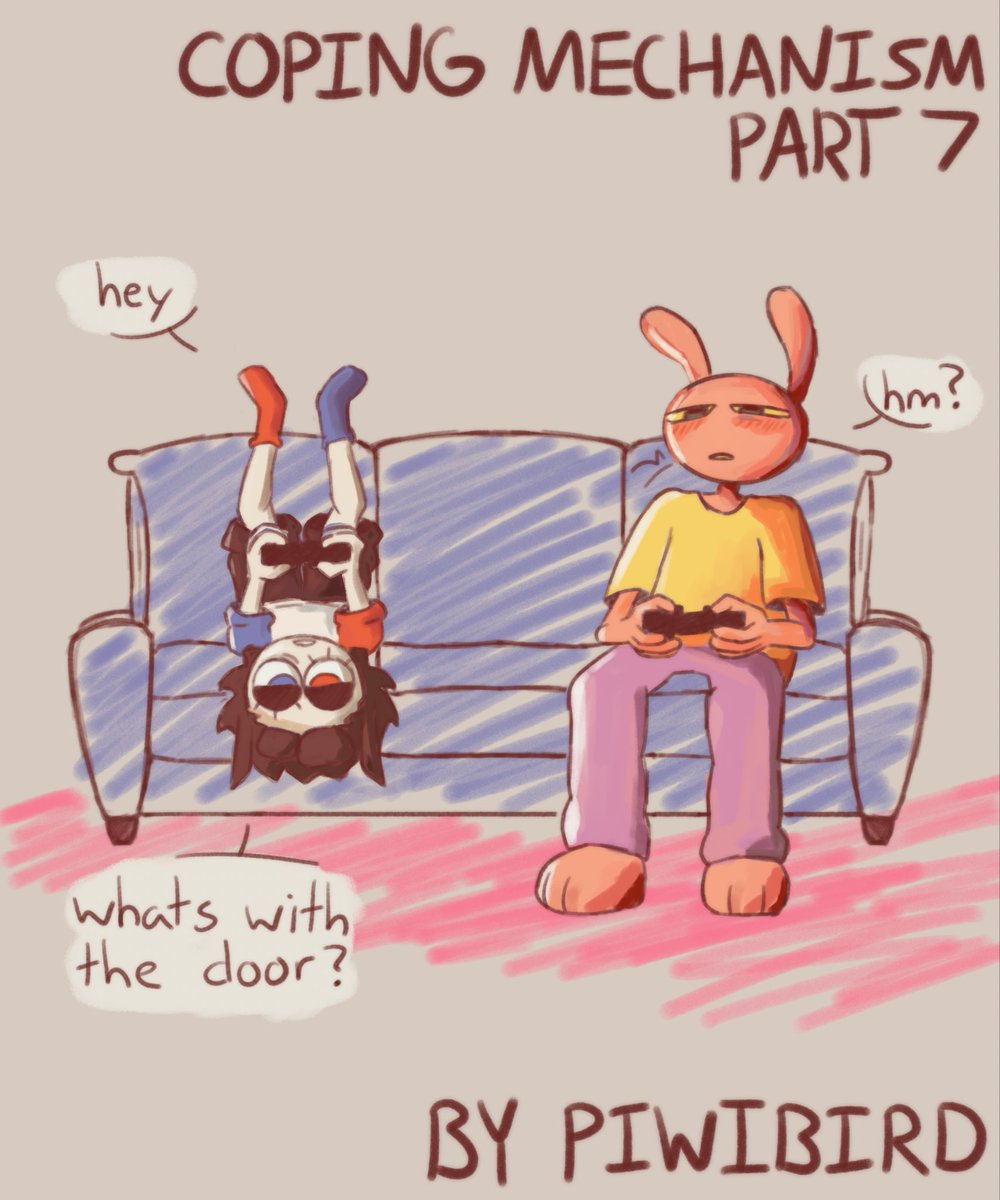 piwibird's tweet photo. Coping Mechanism Part 7 (1/3)
.
.
.
#tadc #pomni #eviljax #funnybunny https://t.co/yEfSdr0ZTh