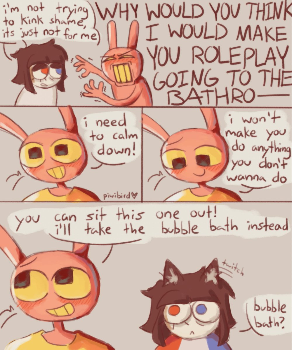 piwibird's tweet photo. Coping Mechanism Part 7 (1/3)
.
.
.
#tadc #pomni #eviljax #funnybunny https://t.co/yEfSdr0ZTh