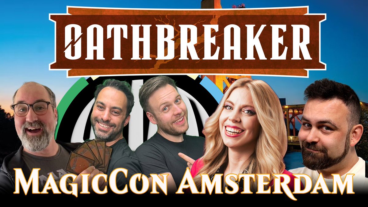ZBexx's tweet photo. YOU READY TO PLAY OATHBREAKER WITH US? Can you win a bounty by knocking one of us out?!?

I'm bringing a *NEW* Oathbreaker deck with me to #MCAmsterdam and will be joined by @Magic_Untapped @PleasantKenobi @TheChadMagic

FRIDAY July 17 2pm-5pm https://t.co/vwc7UNRPTv