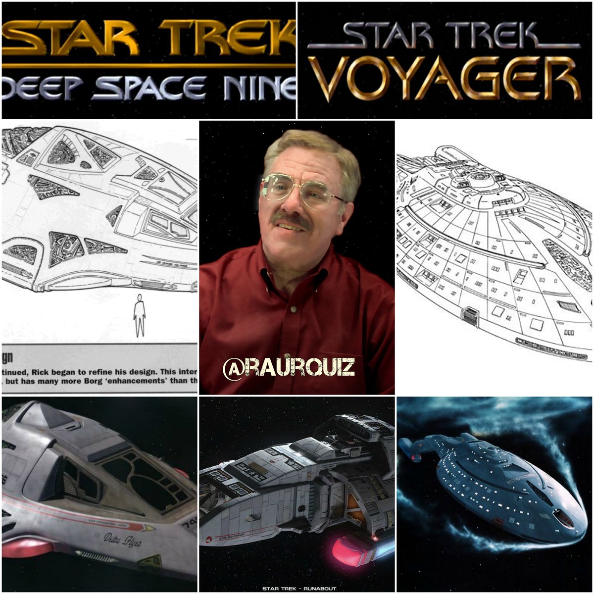 raurquiz's tweet photo. #happybirthday #RickSternbach #designer #illustrator #startrek #intrepidclass #voyager #deepspacenine #danubeclass #runabout #deltaflyer #ds930 #startrek59 @TrekMovie @TrekCore @StarTrek @StarTrekOnPPlus https://t.co/Z68JRNtJsZ