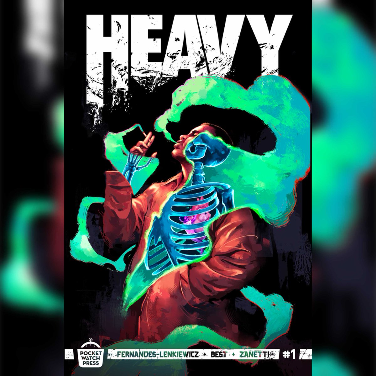 matiaszanettiok's tweet photo. Some of my lettering and designs for Heavy #1, the new comic from @PWatchPress

"Horror isn't about being afraid to die. It's being terrified to wake up and face the realities of the world the next day."

Writer: @PWatchPress
Artist: Ryan Best
Letterer: @matiaszanettiok https://t.co/0g2ebwp8h8