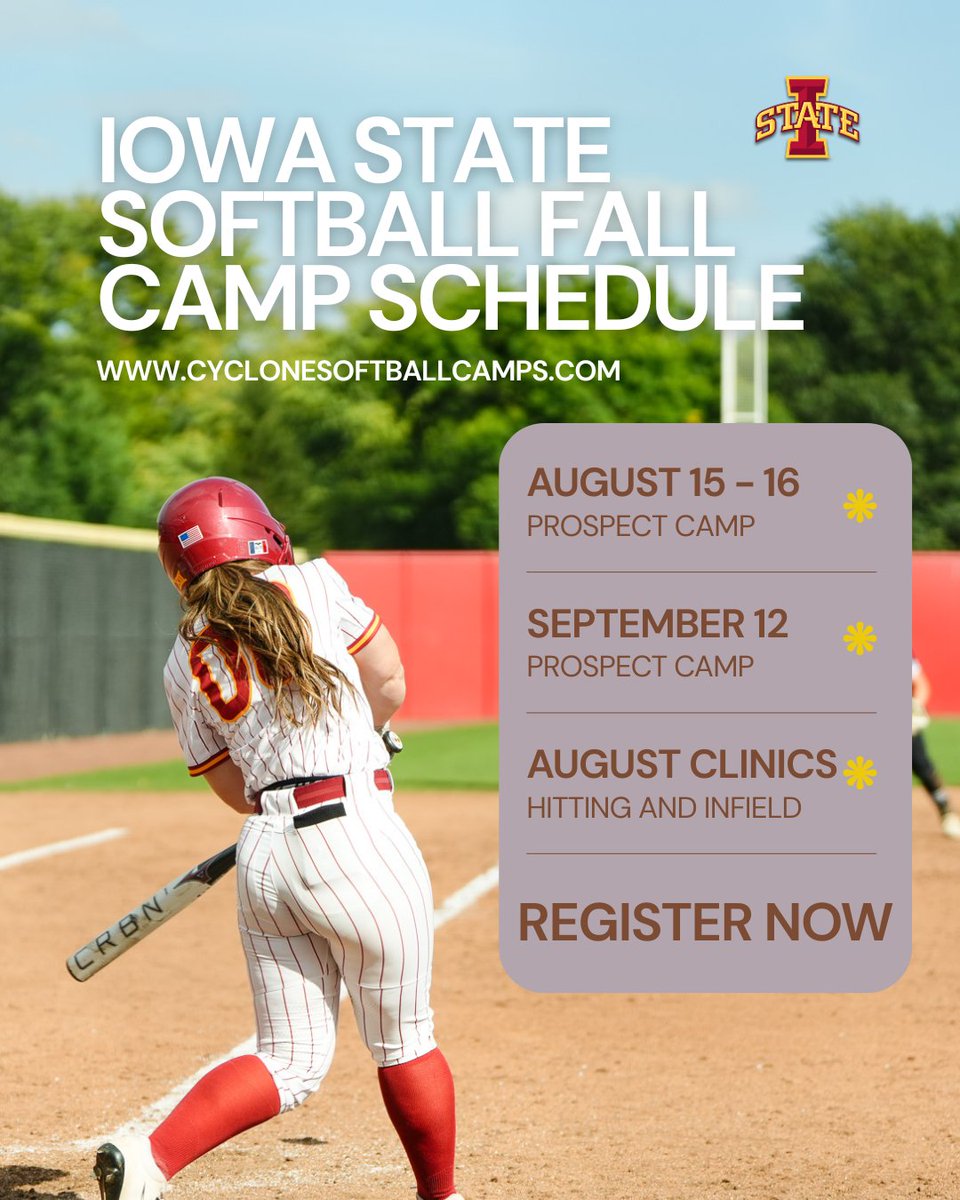 ISU Softball Camps tweet media